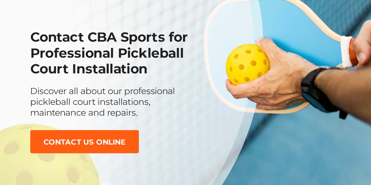 Contact us for professional pickleball court installation.