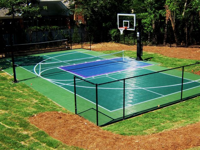 Outdoor Athletic Court Installation In Georgia CBA Sports