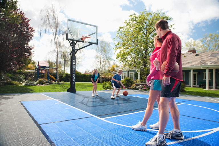 Outdoor Basketball Court Installation | CBA Sports